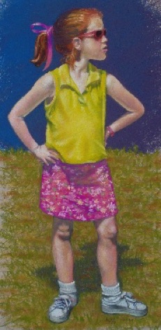 Attitude Girl
Pastel on Paper